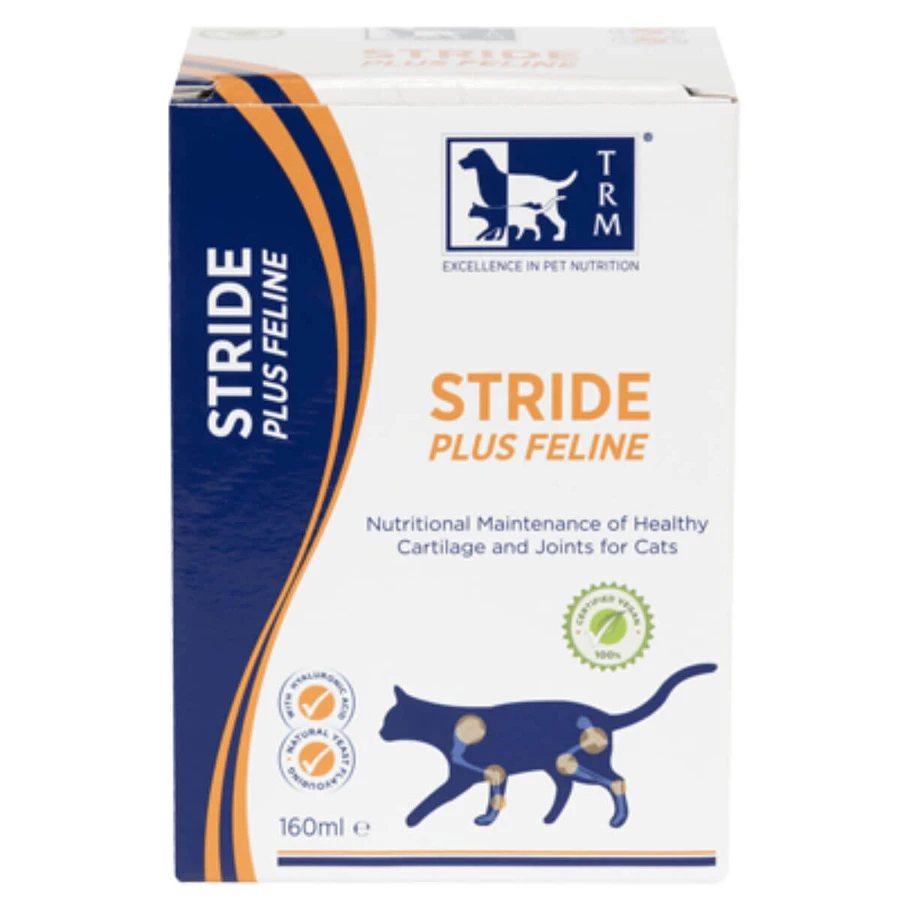 TRM Stride Plus Feline, Gelenksystemergänzung für Katzen, Flasche, 160ml orale Suspension
