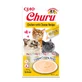 INABA CIAO Churu Piure, Pui cu Brânză, recompense lichide fără cereale pisici, topping cremos, 14g x 4