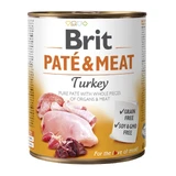 BRIT Paté & Vlees, Kalkoen, graanvrij vochtig hondenvoer in blik, (paté met stukjes vlees), 800g