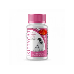 DR. SEKIZ KittyCat, multivitamine pisici junior & adult, flacon, 100 comprimate