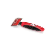 CAMON Brush with steel teeth and rounded tips, M, dog brush, 4.5x8.5cm