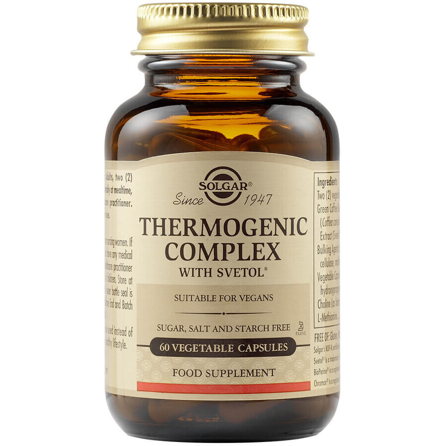 Thermogeen complex met Svetol, 60 capsules, Solgar