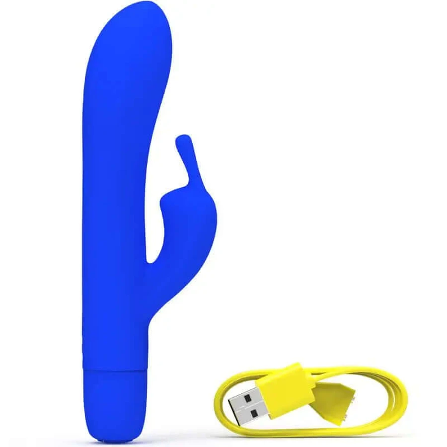 B Swish Bwild Bunny Infinite Classic Oplaadbare Vibrator Silicone Blauw