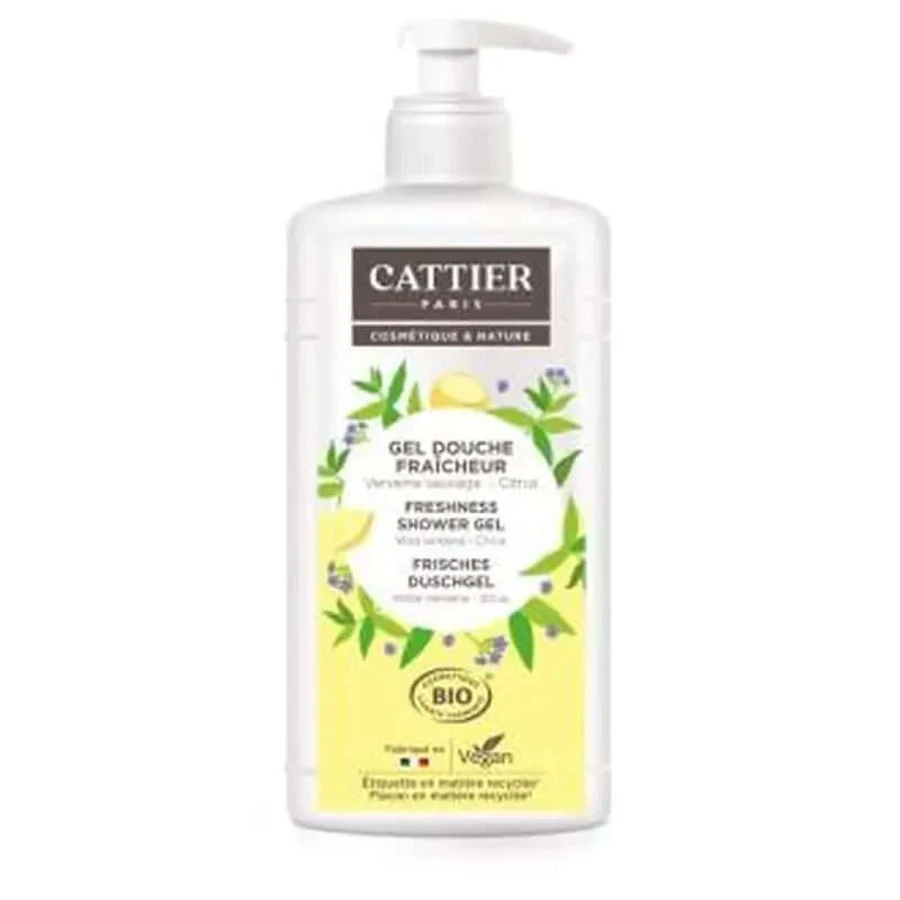 Cattier Gel doccia rinfrescante alla verbena e agli agrumi 887ml