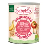 Babybio 5 Cereales con Fruta , 220 gr