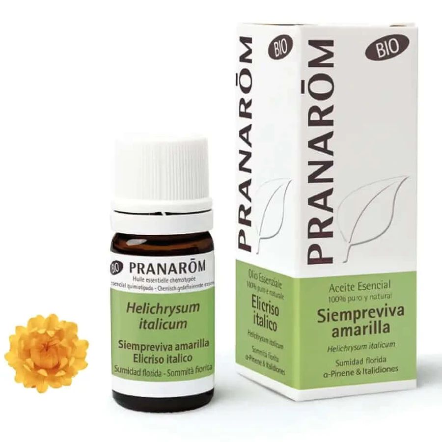 Pranarom Oliën Gele Immortelle Essentiële Olie Bio 5Ml