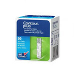 Contour Plus Bandelettes Réactives de Glycémie, 50 pièces, Ascensia Diabetes Care