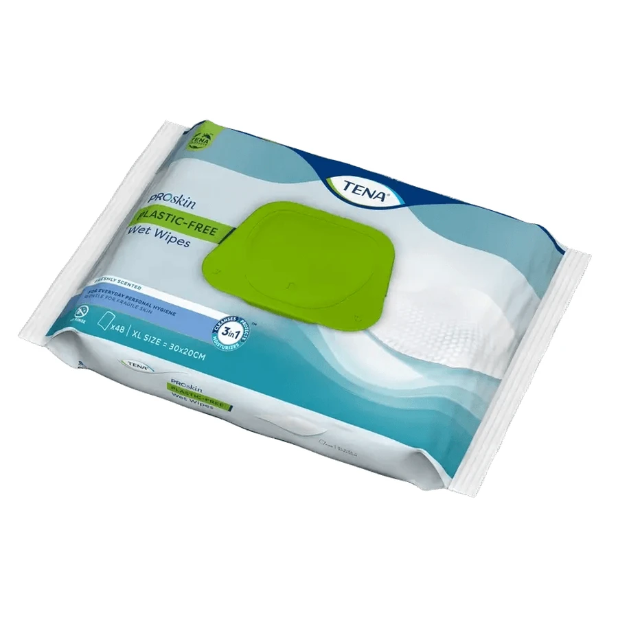 Tena Proskin Plastikfreie Feuchttücher