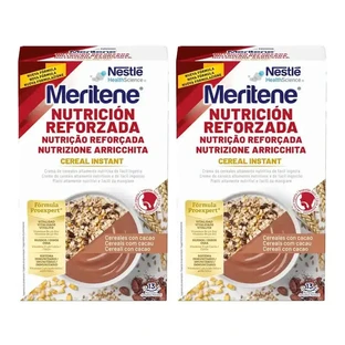Meritene Reinforced Nutrition Cereal Instant - Cacao, Confezione 2 x 520 g