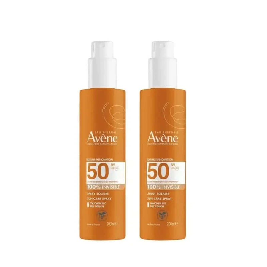 Avène Sun Spray Sensitive Skin SPF 50+ 2x200 ml