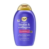 OGX Balsamo senza solfati, biotina e collagene, capelli voluminosi e sani, 385 ml