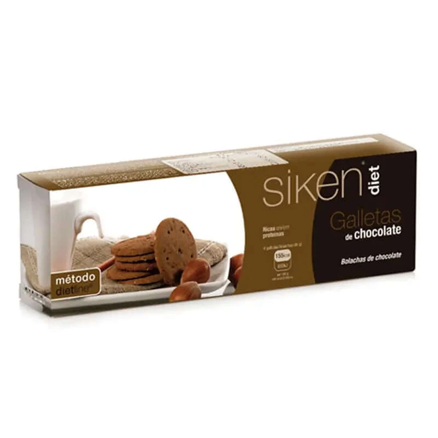 Biscotti al cioccolato dietetici Siken 15 unità