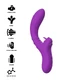 Intense Toys Harry Purple Vibrator flexibil cu limbă