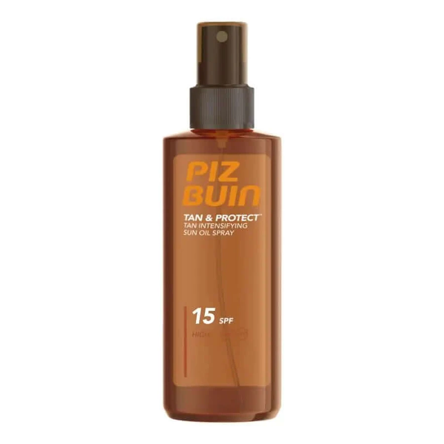 Piz Buin Tan & Protect Bruiningsversneller Sprayolie SPF15, 150 ml