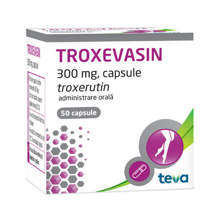 Troxevasin, 50 capsules, Actavis