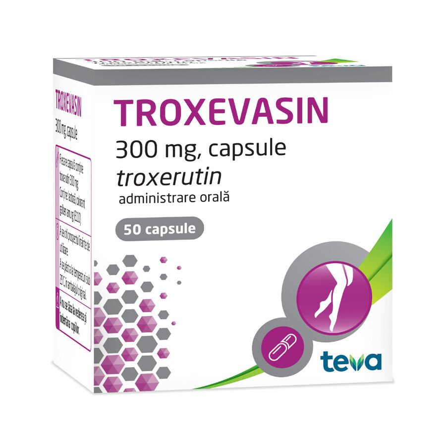 Troxevasin, 50 capsules, Actavis