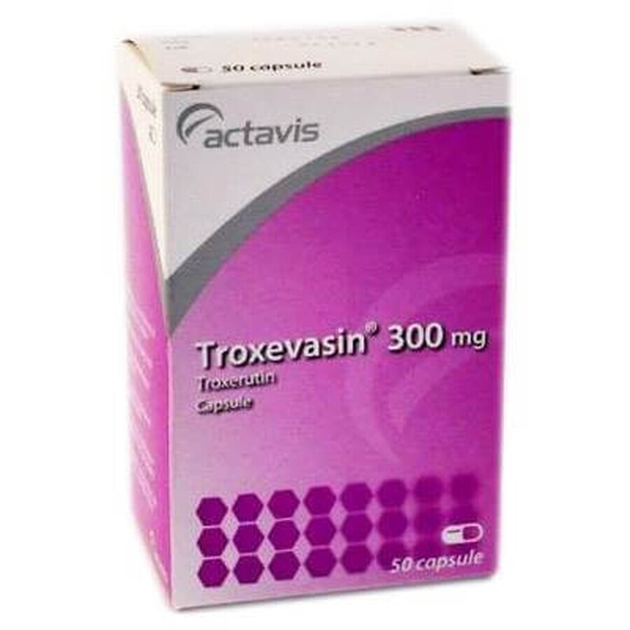 Troxevasin, 50 cápsulas, Actavis