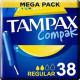 Tampax Compak Regular Tamponi con applicatore , 38 unità