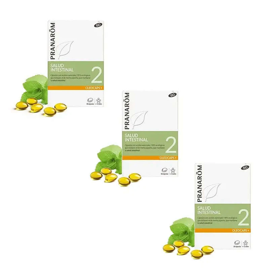 Pranarôm Oleocaps 2 Magen-Darm und Urin Entlastung, 3X30 Kapseln