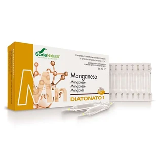 Soria Natural Diatonato 1 Manganèse , 28 ampoules de 2 ml