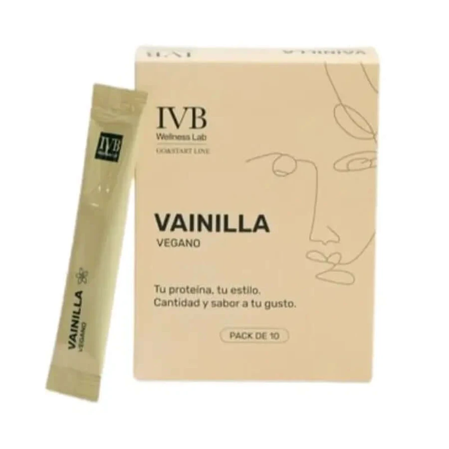 Ivb Wellness Lab Go&Start-lijnsticks Vanillesmaak (Veganistisch), 10 sticks