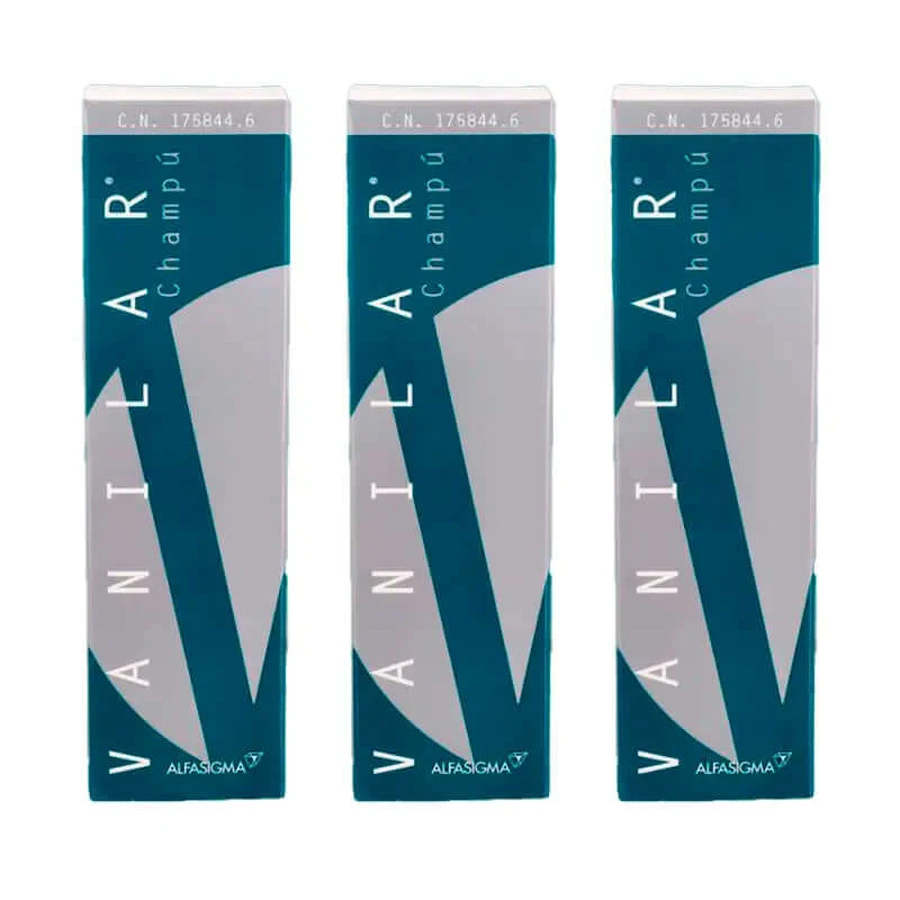 Vanilar Shampoo per capelli grassi confezione da 3 x 200 ml