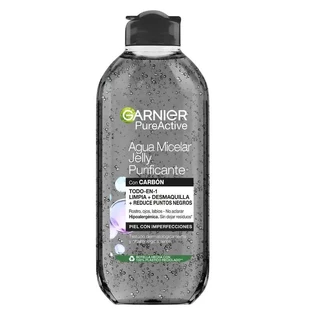 Garnier Pure Active Purifying Gel Jelly Water cu cărbune și acid salicilic, 400Ml
