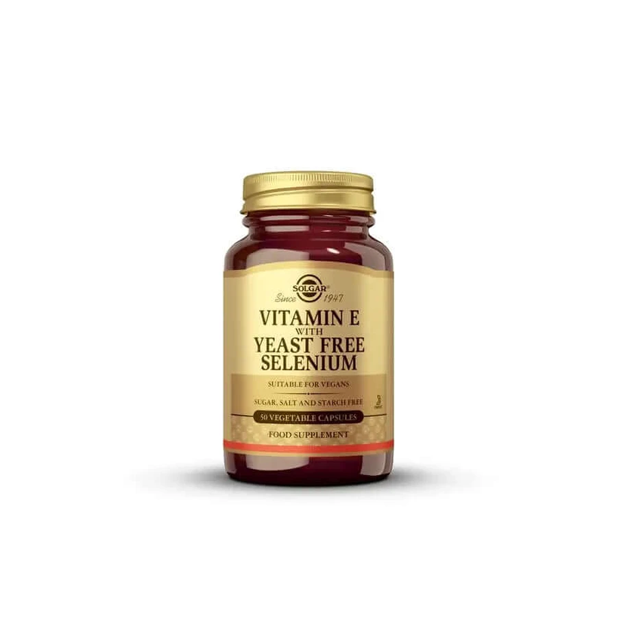 Solgar Vitamina E con selenio, 50 capsule
