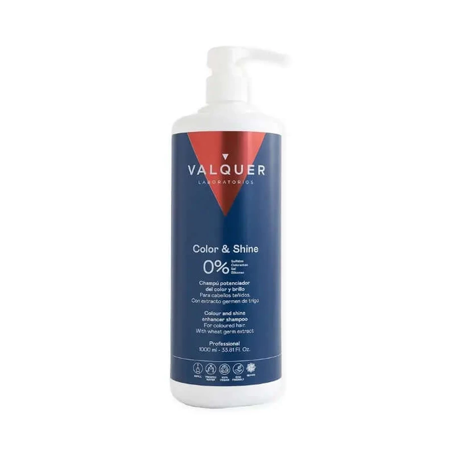 Valquer Hair Care Shampooing Color & Shine Boosting, 1000 ml