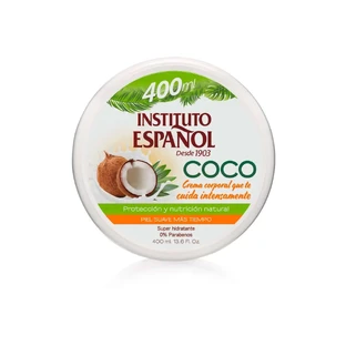 Crema de corp cu nucă de cocos Instituto Español Borcan - 400 ml