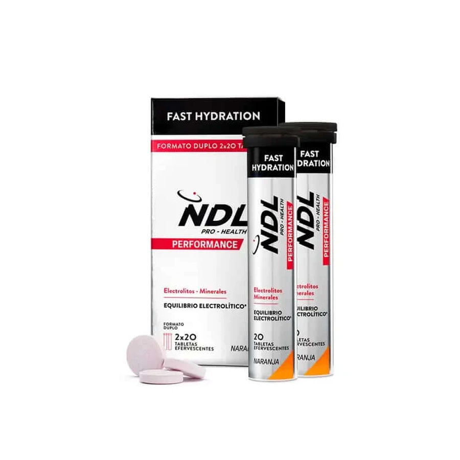 Lloyd Pro-Gesundheit schnelle Hydratation Brausetabletten Orangengeschmack, Pack 2, 40 Tabletten