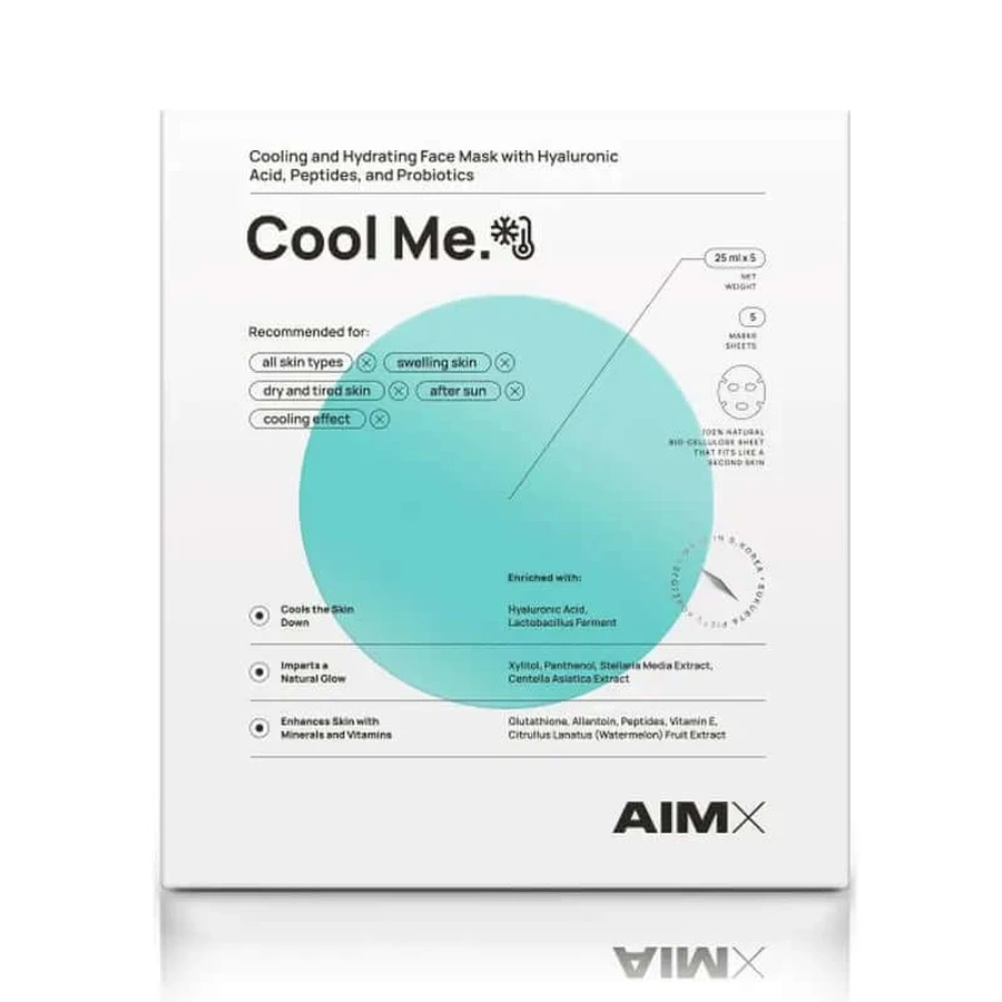 Maseczka do twarzy Aimx "Cool Me", 25 ml: ceny i cechy