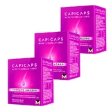 Capicaps Triplo păr și unghii, 3 x 120 capsule