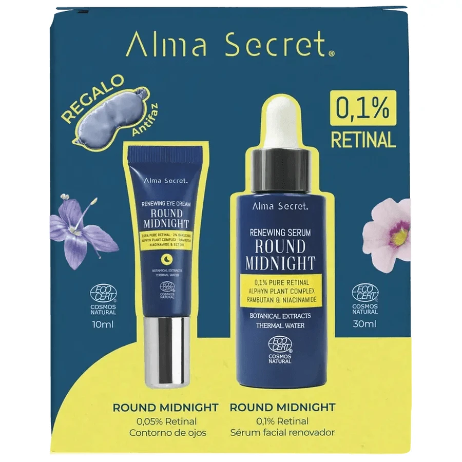 Alma Secret Pack Ser Retinal 0,1% 30 Ml + Contur ochi retinal 10 Ml + Mască