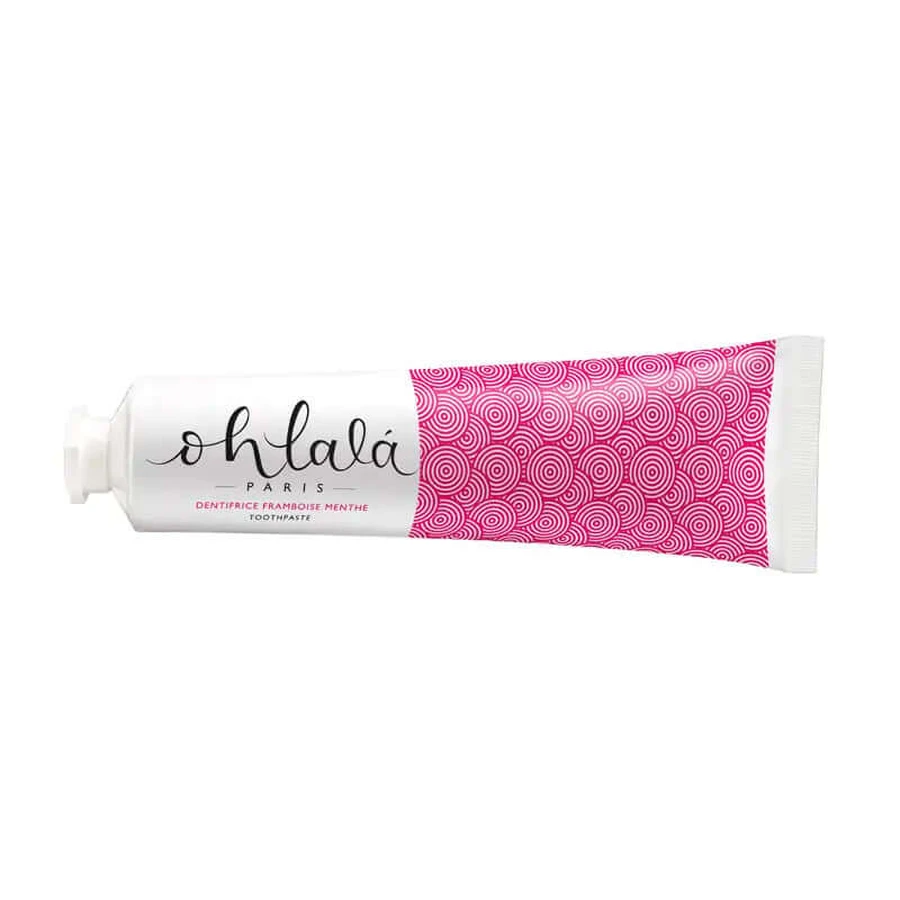 Ohlalá pastă de dinți cu mentă și zmeură 15 ml
