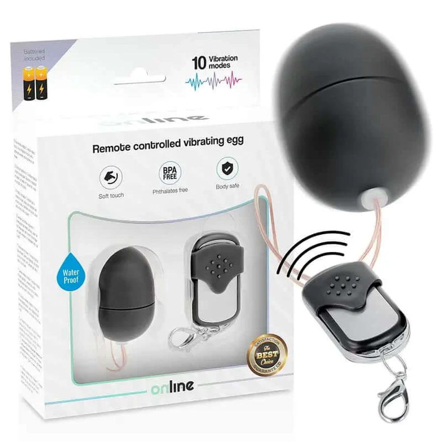 Online Huevo Vibrador Control Remoto S - Black