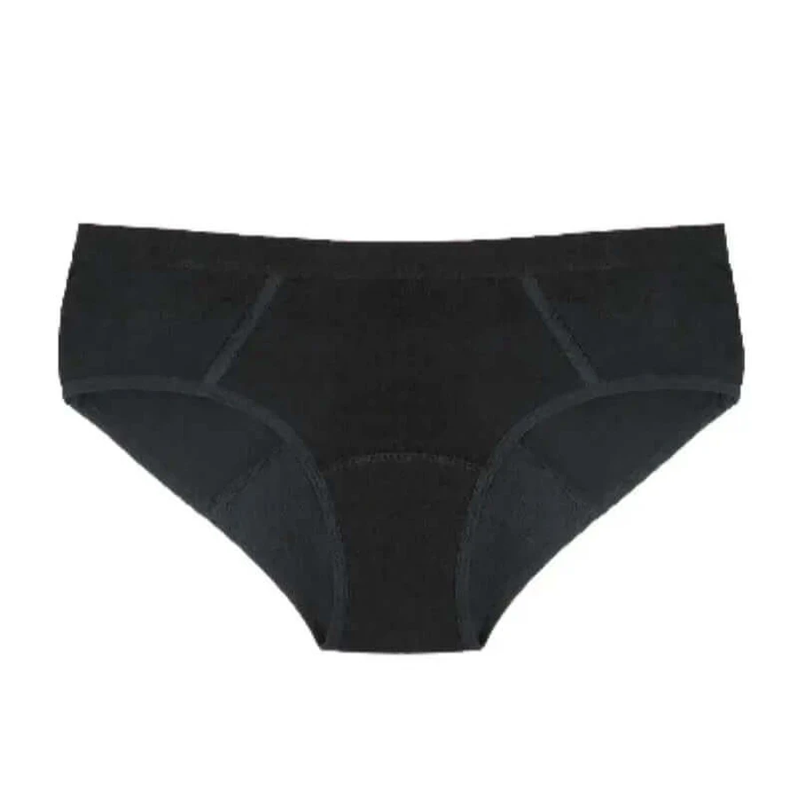Enna Mutandina mestruale Teens Sporty - Flusso medio, 152 cm, nero