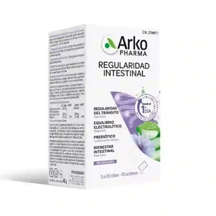 Arkopharma Arkocápsulas tranzit intestinal, 10 bucăți