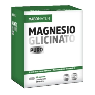 Mabonatur Glicinat de magneziu, pur, 80 caps