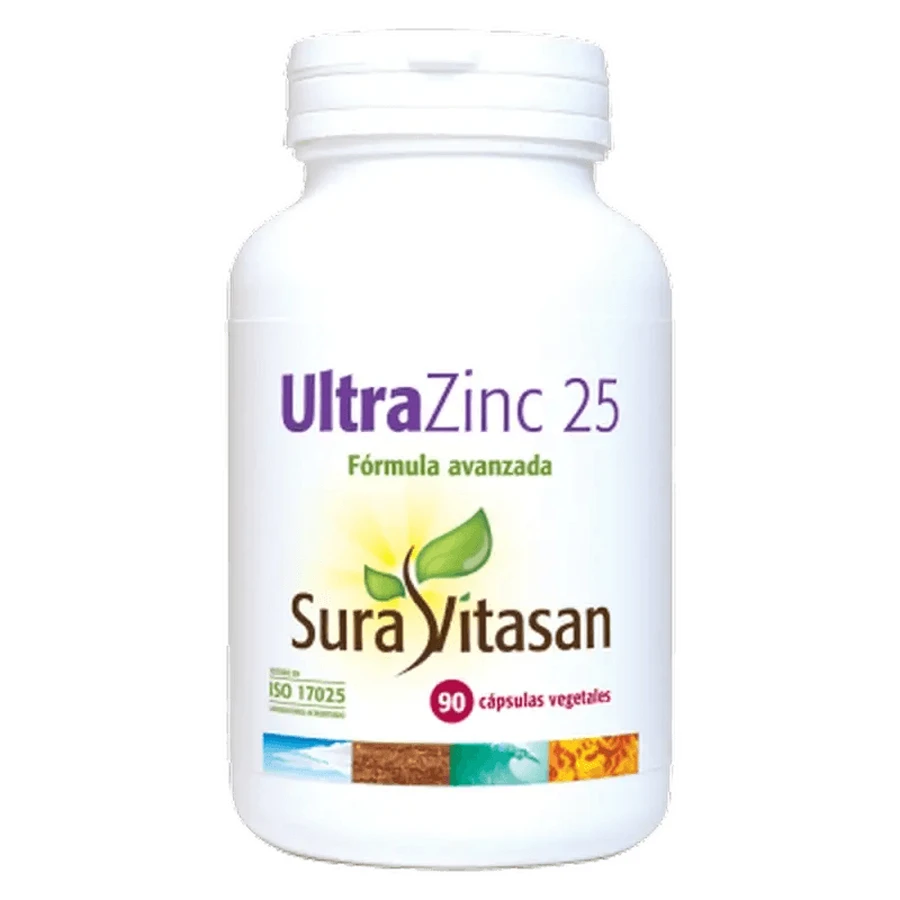 Sura Vitas Ultra Zinc 25, 90 cápsulas