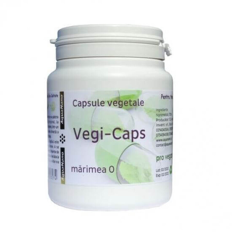 VEGI-CAPS (cápsulas vegetales vacías), 75 unidades, Aghoras