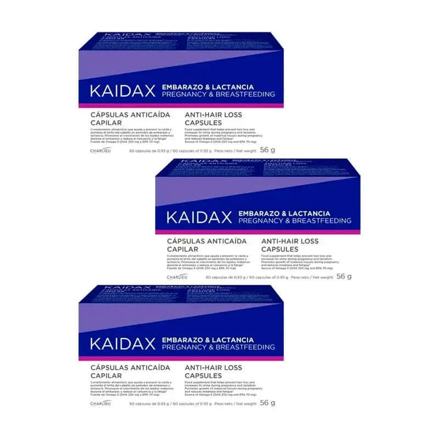 Kaidax Sarcină și alăptare, pachet 3 x 60 capsule
