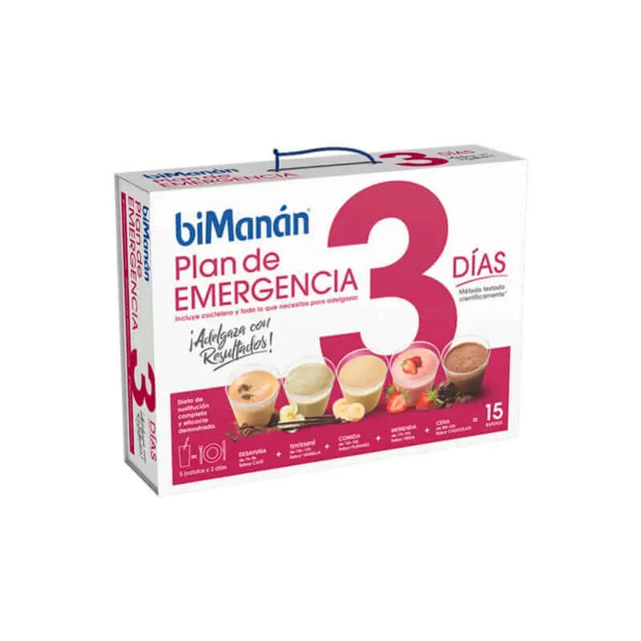 biManán Compleet Dieet 3 Dagen Compleet 15 sachets