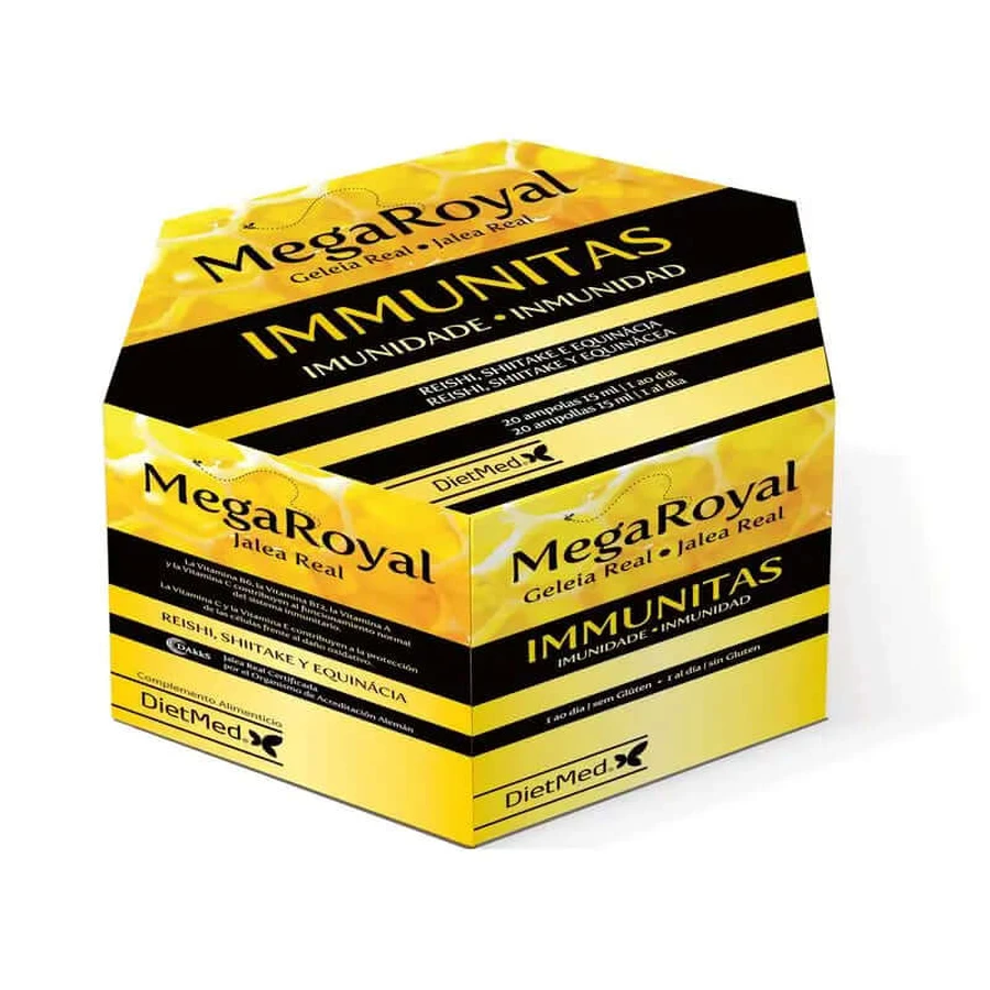 Dietmed Mega Royal Immunitas, 20 fiole de 10 ml