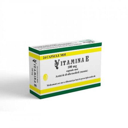 Vitamina E 100 mg, 24 cápsulas, Pharco