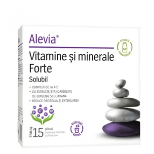 Witaminy i minerały Forte, 15 saszetek, Alevia