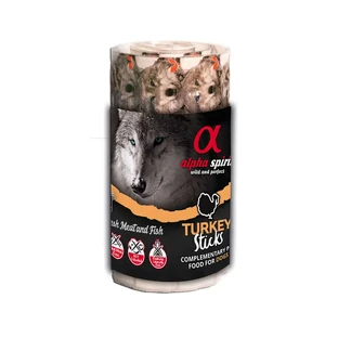 Alpha Spirit Canine Snack Kalkoen Box 16X35Gr, snack voor honden