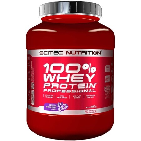 Whey Protein Professional  Scitec Nutrition Vanilla Very Berry, 2350 g