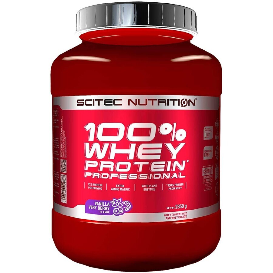 Whey Protein Professional  Scitec Nutrition Vanilla Very Berry, 2350 g