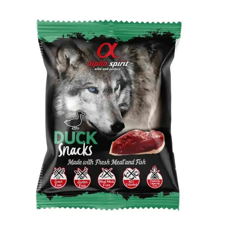 Alpha Spirit Hundesnacks mit Ente 24X50Grs